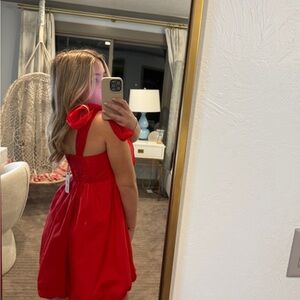 Elegant Red Women's Dress